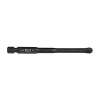 Klein® #3 Phillips Power Driver Bit, 3-1/2 in. Length, Pack of 5