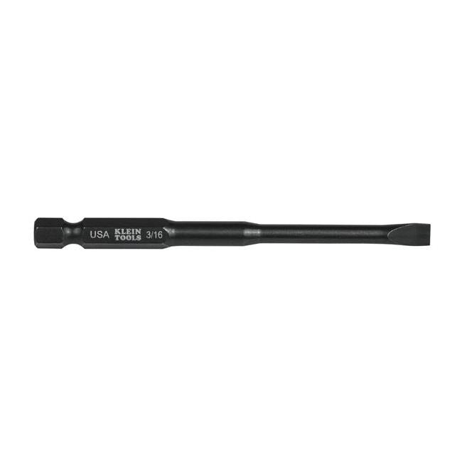 Klein® 3/16 Slotted Hex Power Driver Bit, Pack of 5 - Image 1