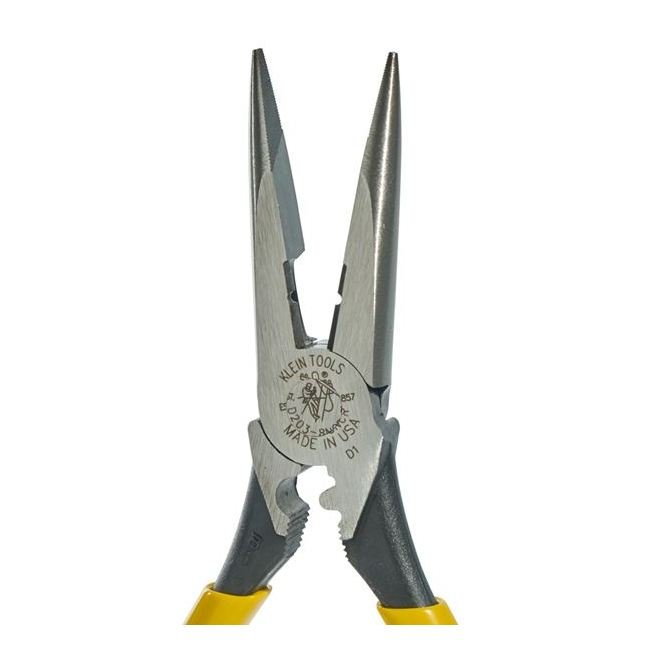 Klein® Heavy-Duty Long-Nose Plier with Side Cutter - Image 4