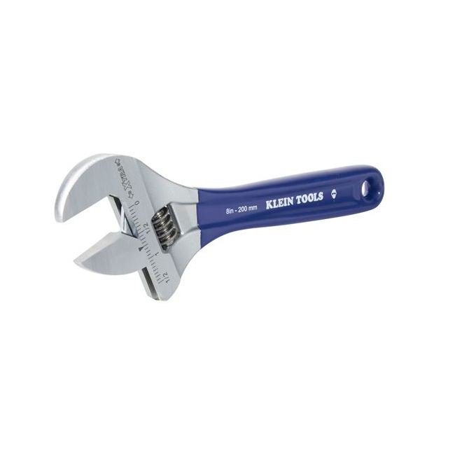 Klein® Tools 8 in. Adjustable Wrench with Extra-Wide Jaw - Image 3