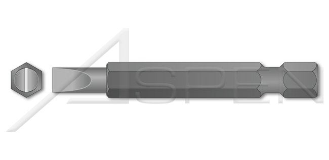 Slotted Drive Screwdriver Power Bit - Image 1