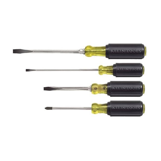 Klein® Cushion-Grip Screwdriver Set - 4-Piece - Image 1