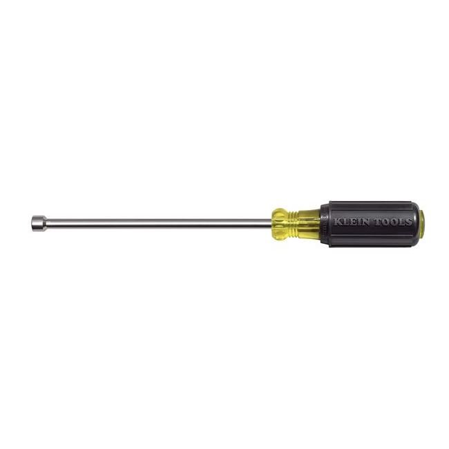Klein 1/4 in. Cushion-Grip Magnetic Tip Nut Driver - 6 in. Shaft - Image 1