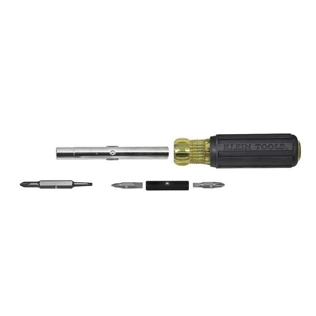 Klein® Multi-Bit Screwdriver/Nut Driver - 7-57/64 in. Overall Length - Image 3