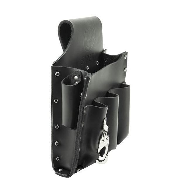Klein® 7 in. Leather Tool Pouch with 6 Pockets - Image 3
