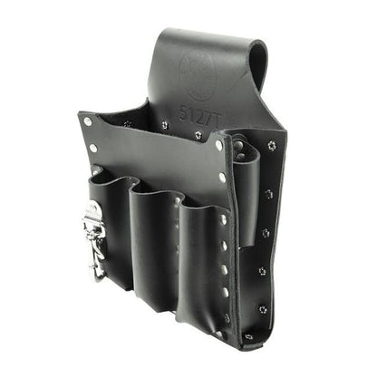 Klein® 7 in. Leather Tool Pouch with 6 Pockets - Image 4