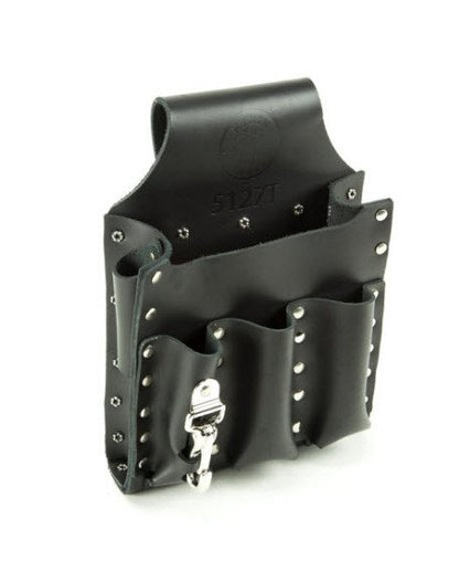 Klein® 7 in. Leather Tool Pouch with 6 Pockets - Image 1