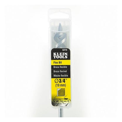 Klein 54 in. Flexible Auger Drill Bit - 3/4 in. Diameter - Image 2