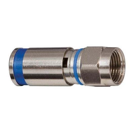 Klein® F Coaxial Cable Connector - RG6 Compression Connector for Satellite TV - Image 1