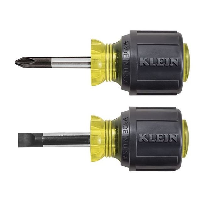 Klein® Cushion-Grip Stubby Screwdriver Set - Image 1
