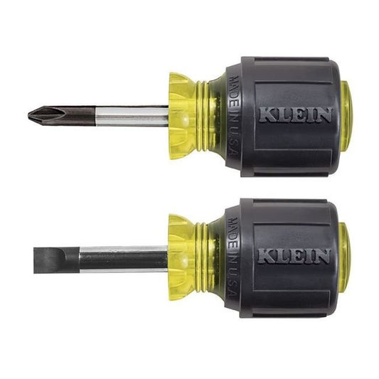 Klein® Cushion-Grip Stubby Screwdriver Set - Image 1
