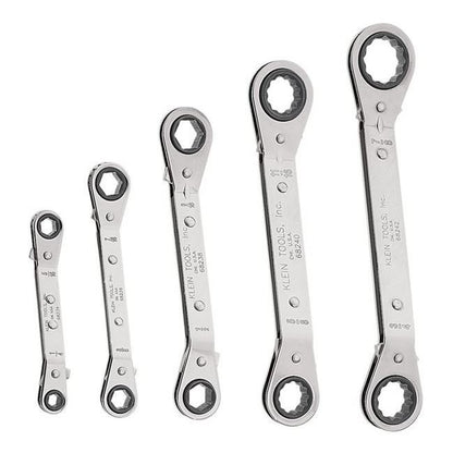 Klein® Reversible Ratcheting Offset Box Wrench Set - Image 4