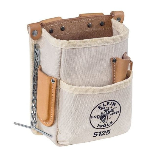 Klein® 5-Pocket Canvas Tool Pouch, 7-1/2 in. Overall Length - Image 1