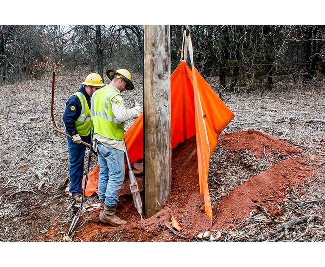 Lewis Rowdy's DirtBall Jobsite Debris Tarp - 8 ft Length, 18 oz Canvas - Image 3