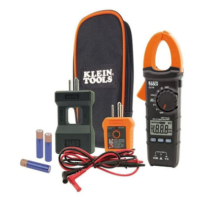 Klein® Electrical Maintenance & Test Kit - Clamp Meter & GFCI Tester Bundle - Image 1