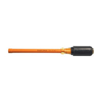 Klein® 9-3/4 in. Hollow Shaft Insulated Nut Driver, 1/4 in. Size