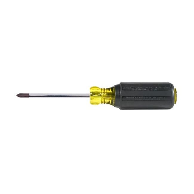 #1 Phillips Round Shank Screwdriver - Klein® Cushion-Grip, 3 in. - Image 2