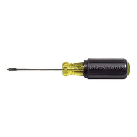 #1 Phillips Round Shank Screwdriver - Klein® Cushion-Grip, 3 in. - Image 1