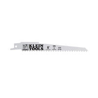 Klein® 6-Inch Bi-Metal Reciprocating Saw Blade, 0.050" Thickness, Pack of 5