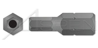Tamper Resistant Hex Socket Pin Drive Screwdriver Insert Bit