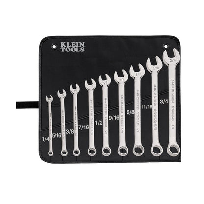 Klein® Tools 9-Piece Combination Wrench Set - Image 1