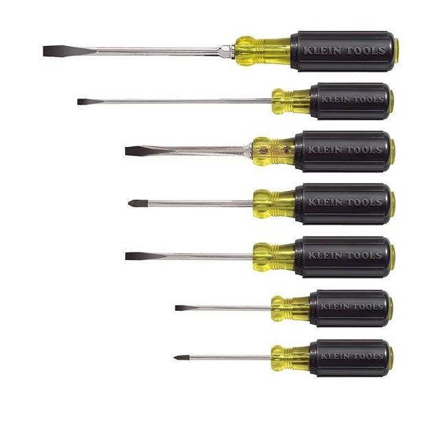 Klein® Tools 7-Piece Cushion-Grip Screwdriver Set - Image 1