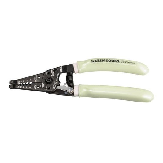 Klein® 7-1/8 in. Wire Stripper/Cutter with Glow-in-the-Dark Grips - Image 1