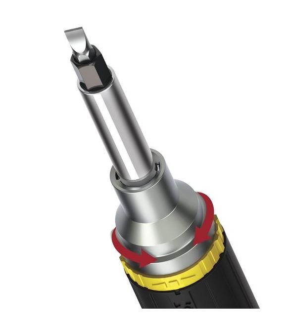 Klein® Ratcheting Screwdriver/Nut Driver - 7-57/64 in. Overall Length - Image 2