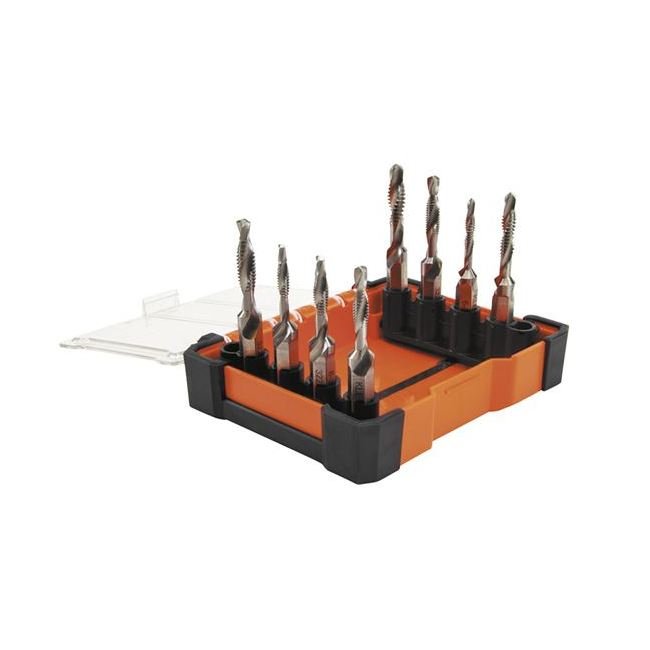 Klein® 8 Piece Drill Tap Tool Kit - Power Tool Accessories for Industrial Applications - Image 4