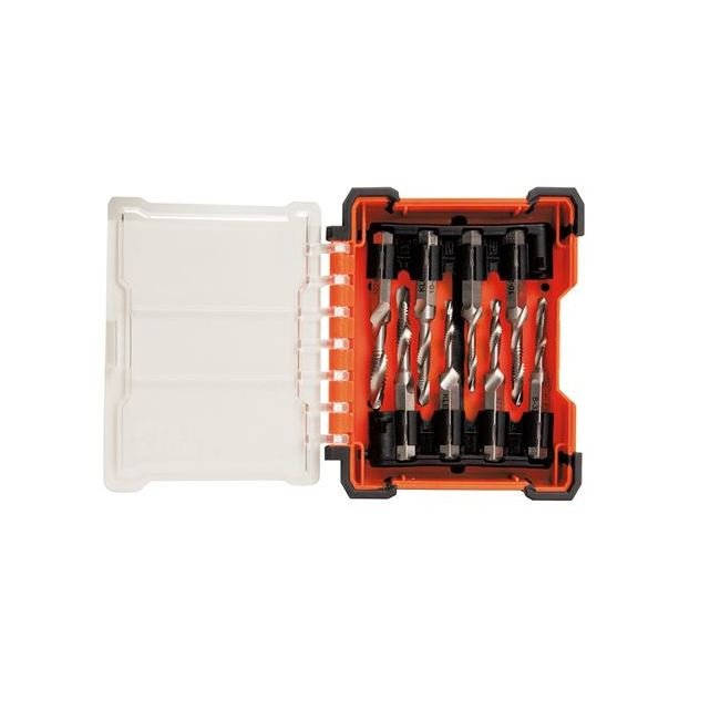 Klein® 8 Piece Drill Tap Tool Kit - Power Tool Accessories for Industrial Applications - Image 1