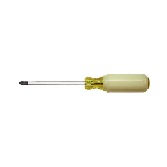 Klein® Hi-Viz #2 Phillips Screwdriver, Glow-in-the-Dark Cushion-Grip Handle - Image 1
