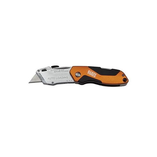 Klein® Auto-Loading Folding Utility Knife, 7-1/8 in. Length - Image 1