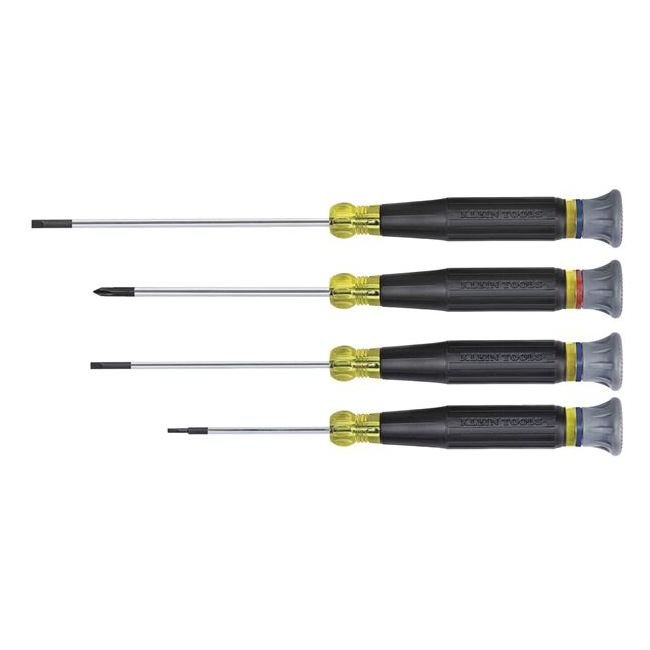 Klein 4-Piece Electronics Screwdriver Set - Image 1