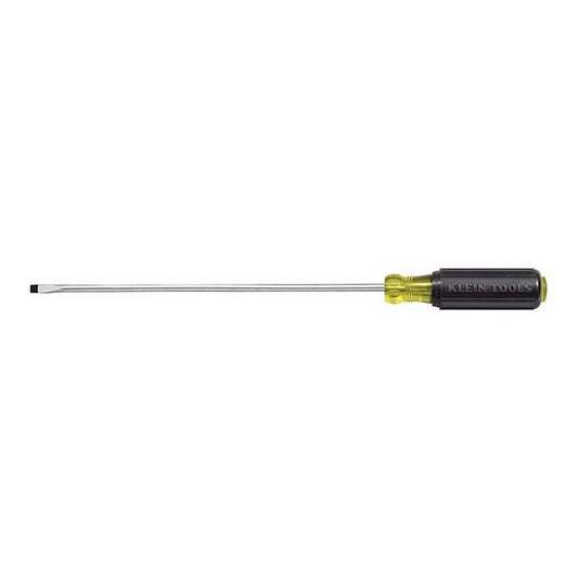 Klein® 1/8 in. Cabinet Tip 8 in. Shank Mini Screwdriver - Cushion-Grip Handle - Image 1