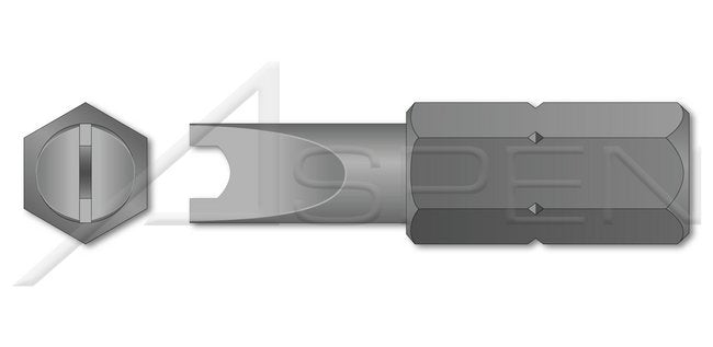 Tamper Resistant Drilled Spanner Drive Screwdriver Insert Bit - Image 1