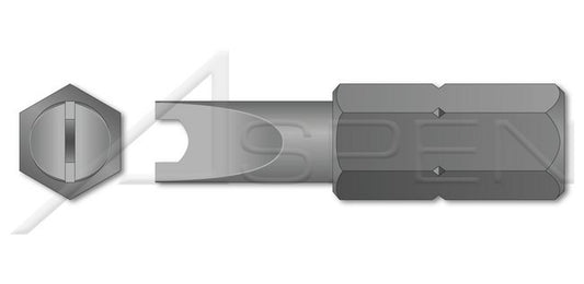 Tamper Resistant Drilled Spanner Drive Screwdriver Insert Bit - Image 1