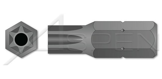 Tamper Resistant 6 Lobe Torx® Pin Drive Screwdriver Insert Bit - Image 1