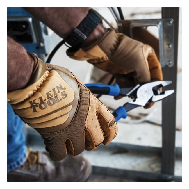 Klein® Journeyman® Extra-Large Brown Leather Utility Glove - Image 2
