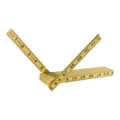 Klein® Inside Reading Fiberglass Folding Rule - 6ft SAE Graduations - Image 2