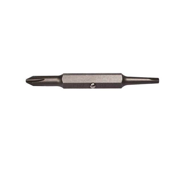 #2 Phillips and #1 Square Replacement Bit by Klein® - Image 1