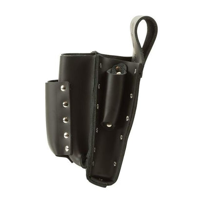Klein® Leather Tool Pouch - 6-3/4 in. Overall Length, 8 Pocket Utility Organizer - Image 4