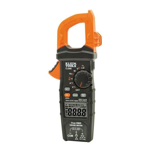 Klein® CL800 Digital Clamp Meter with TRMS Technology - Image 1