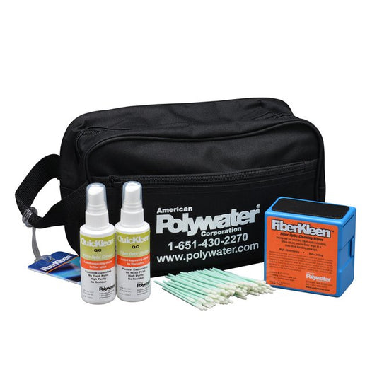 Fiber Optic Cleaning Solvent Kit with Multi Components - Polywater, QuicKleen - Image 1