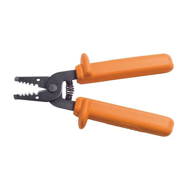 Klein® 7-Inch Insulated Wire Stripper and Cutter - Image 1