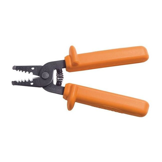 Klein® 7-Inch Insulated Wire Stripper and Cutter - Image 1