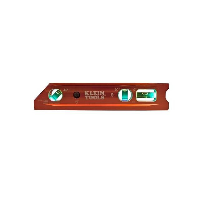 Klein® Lighted Billet Aluminum Torpedo Level with Rare-Earth Magnets - Image 4