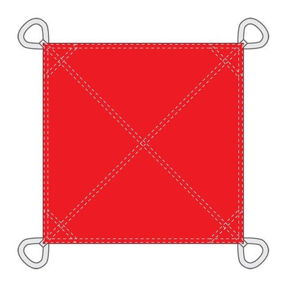 Lewis 7 ft Length 18 oz Canvas Jobsite Debris Tarp - Image 2