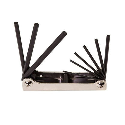 Klein® 9-Key Folding Hex Key Wrench Set, 438 in. Handle - Image 1
