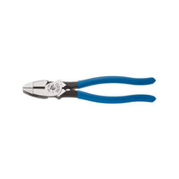 Klein® 9-3/8 in. Side Cutting Plier - Heavy Duty High Leverage Thread Holding Tool