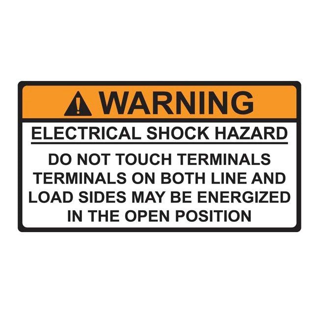 HELLERMANN TYTON 3.75 in. Pre-Printed Solar Label - Image 1